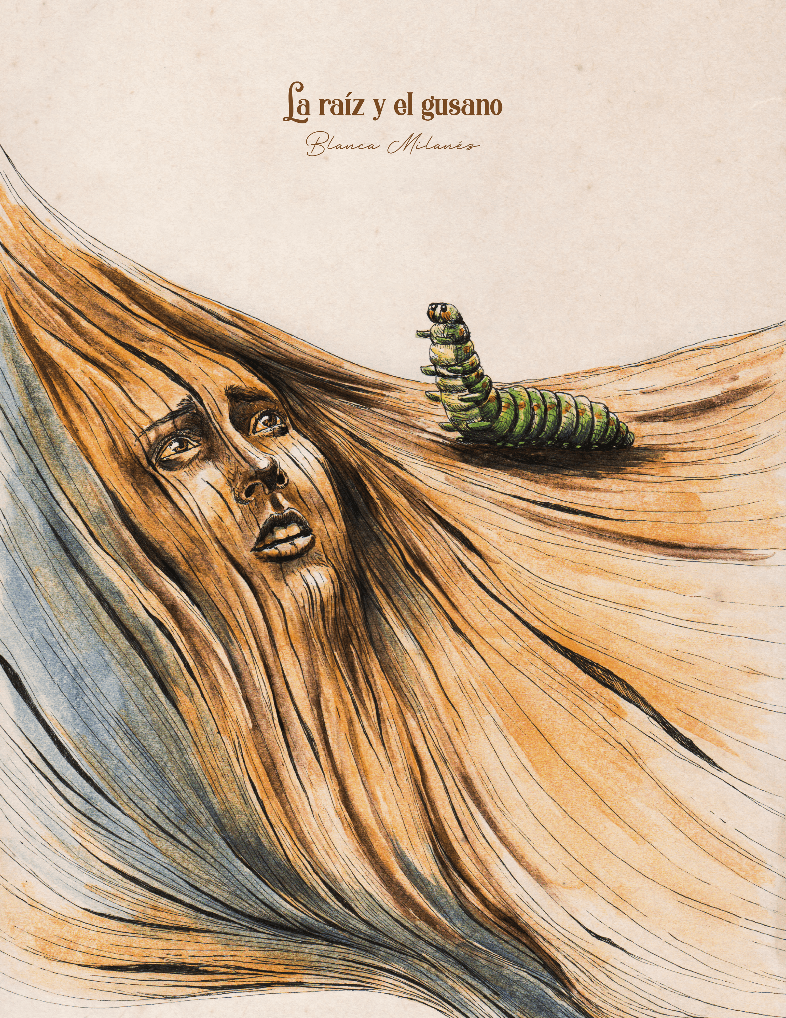 Ilustración del audiotexto la raíz y el gusano